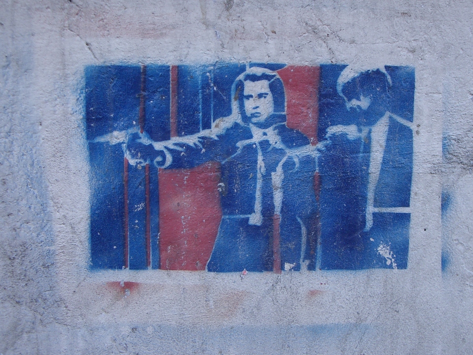 Buenos Aires 2005 - pulp fiction graffiti